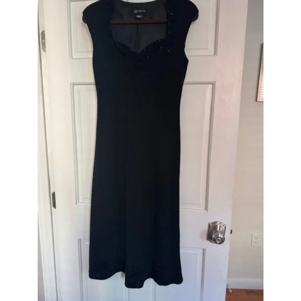 Vintage dress, Black, Size 6 - Picture 1 of 8